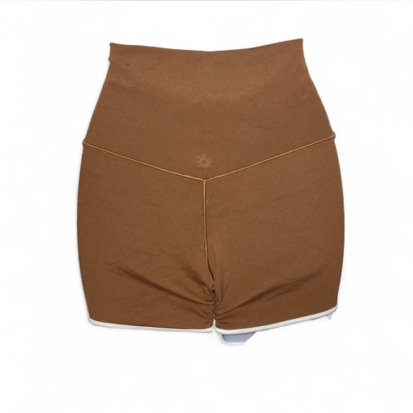 Aerie Brown high waisted shortie 3” inseam short - Picture 2 of 3